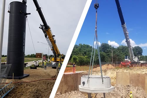 HDPE vs. Concrete Pump Station Wet Wells