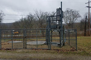 Steel Flood Zone Elevated Pump Station - Steel