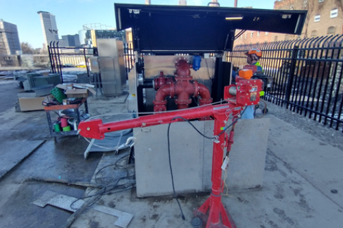 Davit Cranes: Planning for Pump Installation & Removal