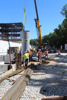 Fort Belvoir - Install - Wet Well - Crane - RAW