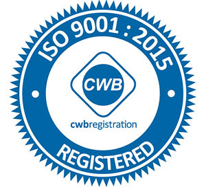 ISO 9001 Badge - Blue